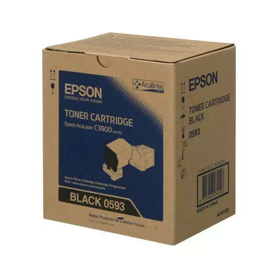 Toner EPSON C3900 (C13S050593) noir de 6000 pages - cartouche laser de marque EPSON