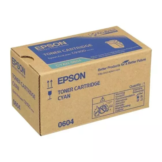 Toner EPSON C9300 (S050604) cyan de 7500 pages - cartouche laser de marque EPSON