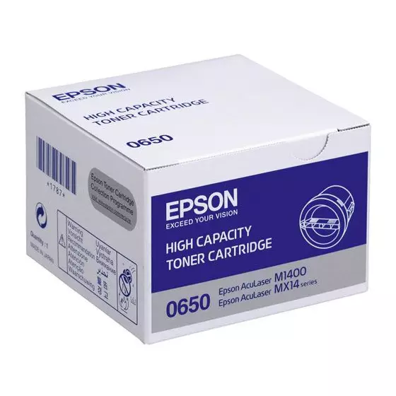 Toner EPSON M1400 (C13S050650 / C13S050651) noir de 2200 pages - cartouche laser de marque EPSON