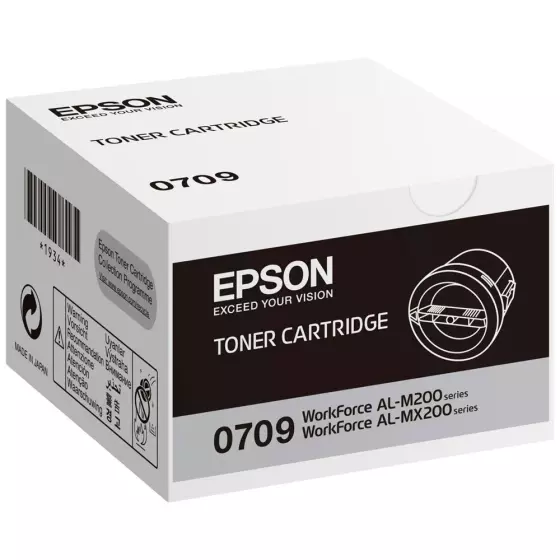 Toner EPSON M200/MX200 (C13S050709) noir de 2500 pages - cartouche laser de marque EPSON
