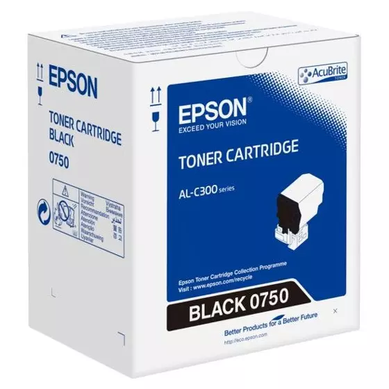 Toner de marque Epson C13S050750 noir - 7300 pages