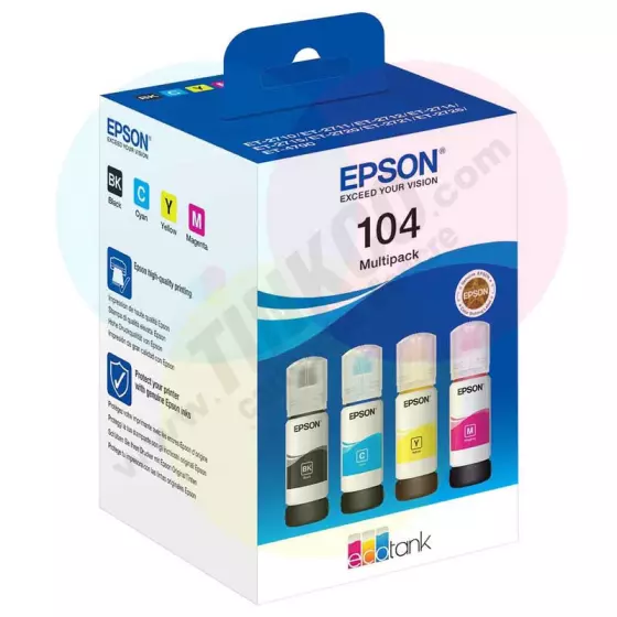 Pack Bouteilles EPSON 104 /...