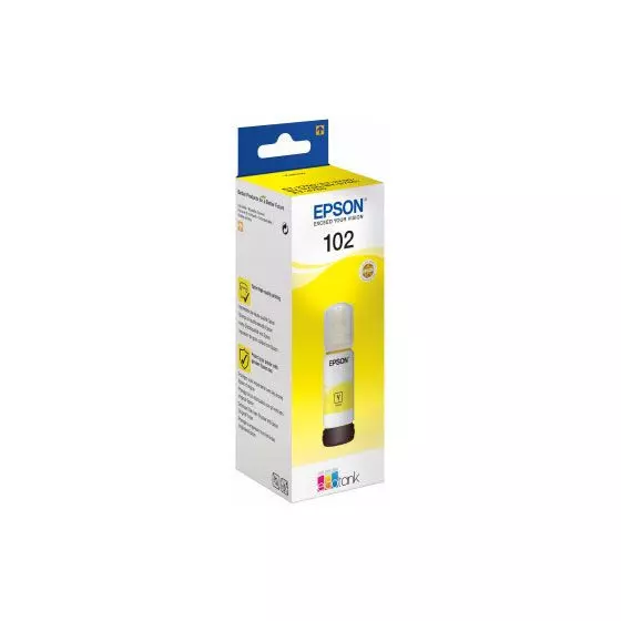 Bouteille EPSON 102 / C13T03R440 (T03R4) jaune - Bouteille d'encre de marque EPSON