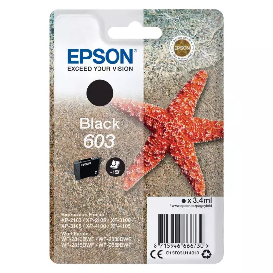 Cartouche EPSON 603 Etoile...
