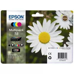 Pack De 10 Cartouches D'encre Compatibles Epson T1806 / 18 XL / T1816 - Multicolore, Neuves