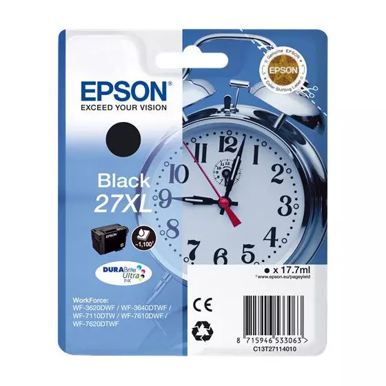 Cartouche EPSON T2711 (T2711) noir - cartouche d'encre de marque EPSON