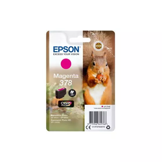 Cartouche EPSON T3783 Ecureuil (T3783) magenta - cartouche d'encre de marque EPSON