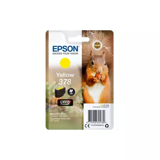 Cartouche d'encre EPSON T3784 Ecureuil (T3784) jaune