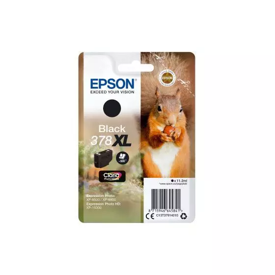 Cartouche EPSON T3791 Ecureuil XL (T3791) noir - cartouche d'encre de marque EPSON