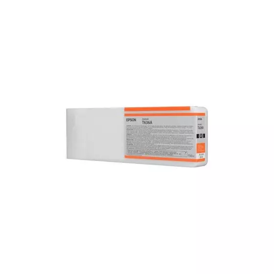 Cartouche EPSON T636A (T636A) orange - cartouche d'encre de marque EPSON
