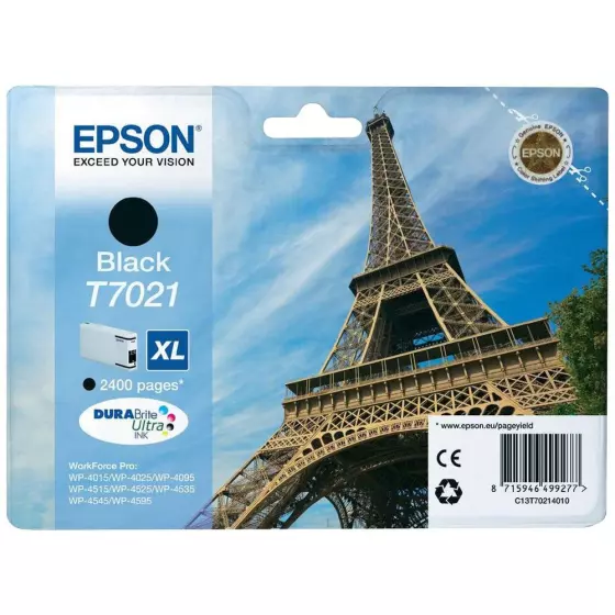 Cartouche EPSON T7021 (T7021) noir - cartouche d'encre de marque EPSON