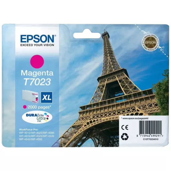 Cartouche EPSON T7023 (T7023) magenta - cartouche d'encre de marque EPSON