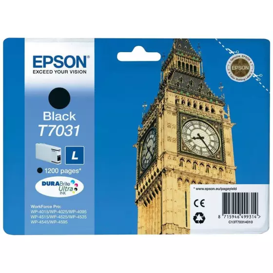 Cartouche EPSON T7031 (T7031) noir - cartouche d'encre de marque EPSON