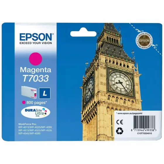 Cartouche EPSON T7033 (T7033) magenta - cartouche d'encre de marque EPSON