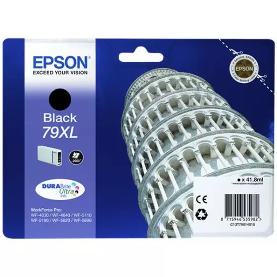 Cartouche EPSON T7901 (C13T79014010) noir - cartouche d'encre de marque EPSON