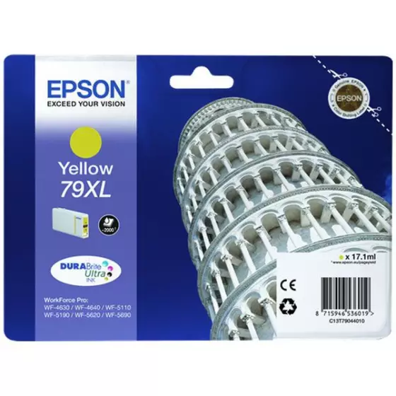 Cartouche EPSON T7904 (C13T79044010) jaune - cartouche d'encre de marque EPSON