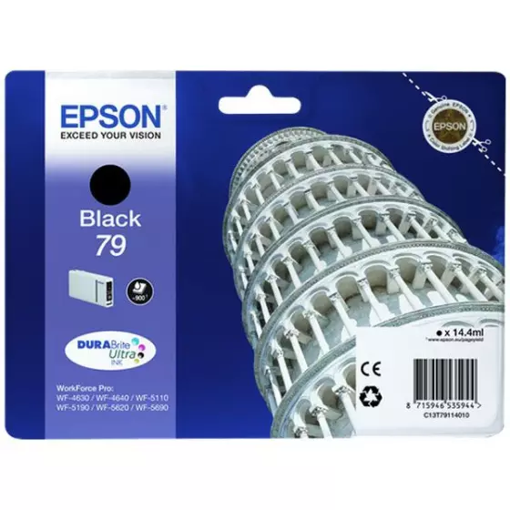 Cartouche EPSON T7911 (C13T79114010) noir - cartouche d'encre de marque EPSON