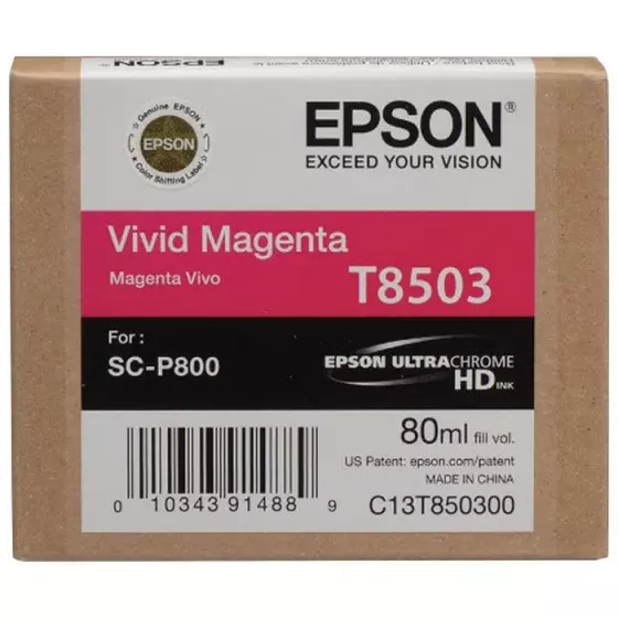 Cartouche EPSON T8503 (C13T850300) magenta - cartouche d'encre de marque EPSON