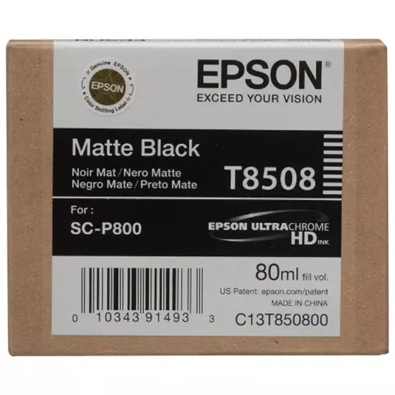 Cartouche EPSON T8508 (C13T850800) noir mat - cartouche d'encre de marque EPSON