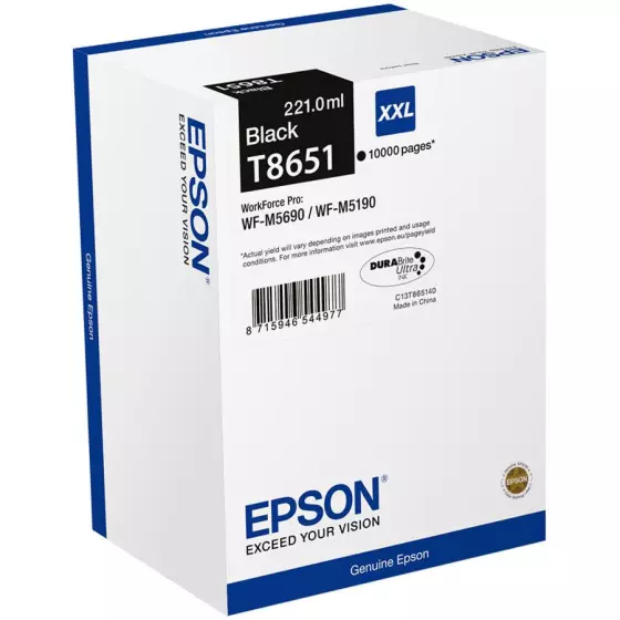 Cartouche EPSON T8651 (T8651) noir - cartouche d'encre de marque EPSON