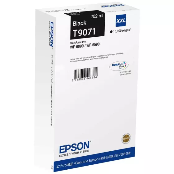 Cartouche EPSON T9071 (T9071) noir - cartouche d'encre de marque EPSON