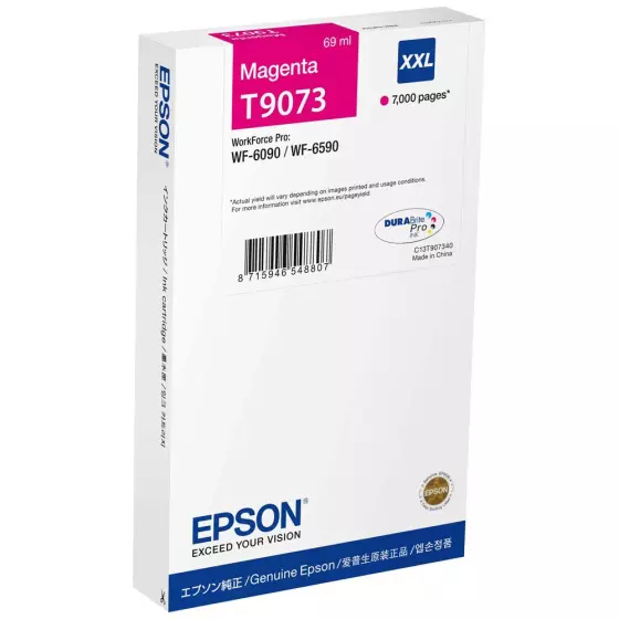 Cartouche EPSON T9073 (T9073) magenta - cartouche d'encre de marque EPSON