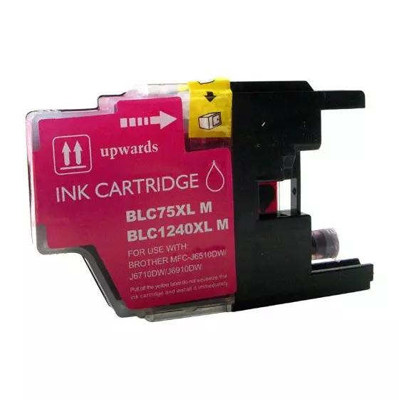 Cartouche Compatible BROTHER LC1240M magenta - Cartouche d'encre Compatible BROTHER