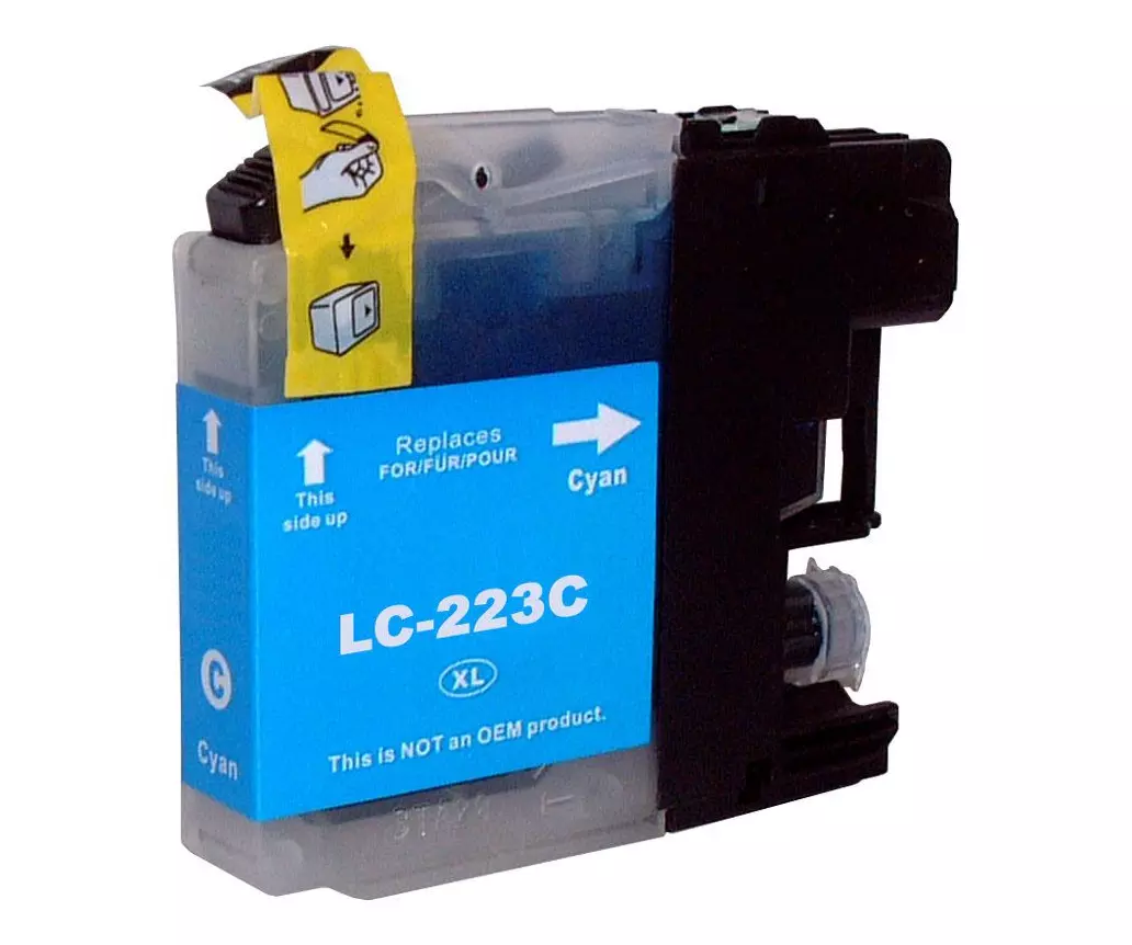 Cartouche Compatible BROTHER LC223C cyan - Cartouche d'encre Compatible  BROTHER