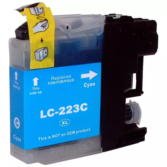 Cartouche Compatible BROTHER LC223C cyan - Cartouche d'encre Compatible BROTHER