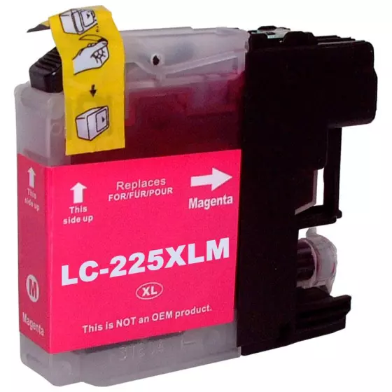 Cartouche Compatible BROTHER LC225XLM magenta - Cartouche d'encre Compatible BROTHER