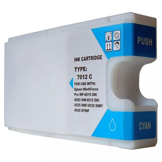 Cartouche Compatible EPSON T7012 cyan - cartouche d'encre compatible EPSON Pyramide
