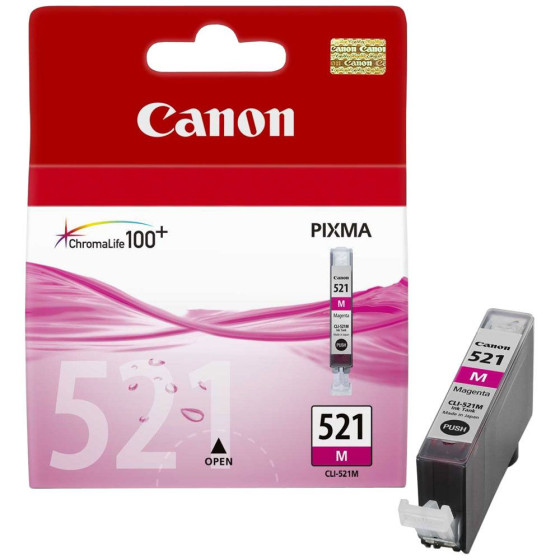 Canon CLI-521M - Cartouche de marque Canon CLI-521 M / 2935B001 magenta
