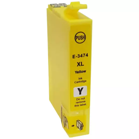 Cartouche Compatible EPSON 34XL (T3474) jaune - cartouche d'encre compatible EPSON Balle de golf