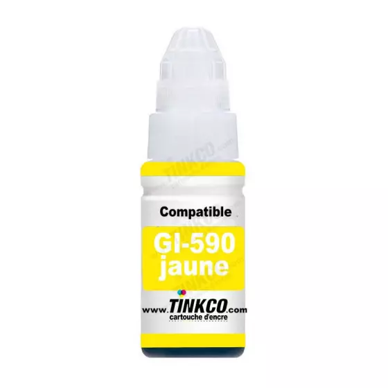 Cartouche Compatible CANON GI-590Y (1606C001) jaune - cartouche d'encre compatible CANON
