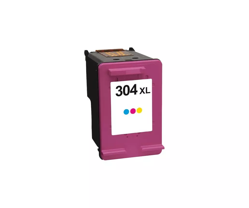 Cartouche encre HP 304XL couleur - cartouche d'encre compatible HP