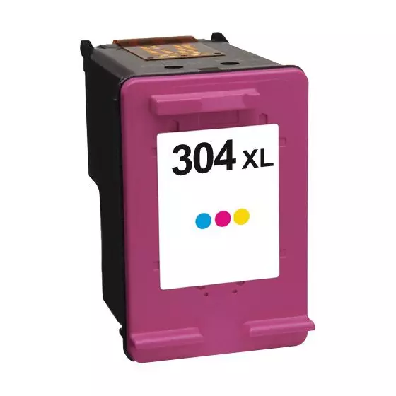 Cartouche encre HP 304XL couleur - cartouche d'encre compatible HP