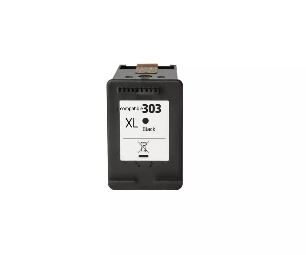 Cartouche d'encre HP 303 XL noir - cartouche d'encre compatible HP 303XL  (T6N04AE) - GRANDE CAPACITE