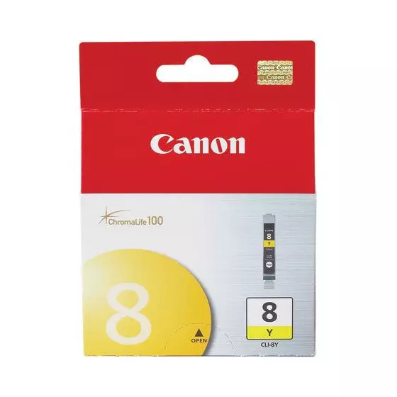Cartouche CANON CLI-8Y (0623B001) jaune - cartouche d'encre de marque CANON