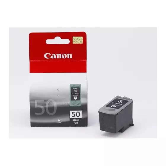 Cartouche CANON PG-50 (0616B001) noir - cartouche d'encre de marque CANON - GRANDE CAPACITÉ 