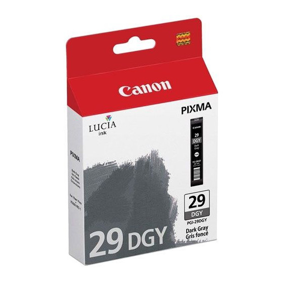 Canon PGI-29 DGY - Cartouche d'encre de marque Canon 4870B001 gris foncé - Encre Lucia
