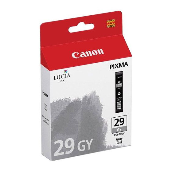Canon PGI-29 GY - Cartouche d'encre de marque Canon 4871B001 gris - Encre Lucia