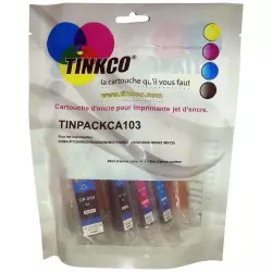 Lot De 10 Cartouches D'encre Compatibles Canon - Pour PGI550 CLI551 (IP 7250 Etc.) - Avec Puces
