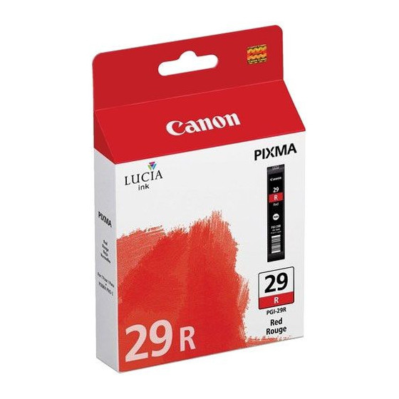 Canon PGI-29 R - Cartouche d'encre de marque Canon 4878B001 rouge - Encre Lucia