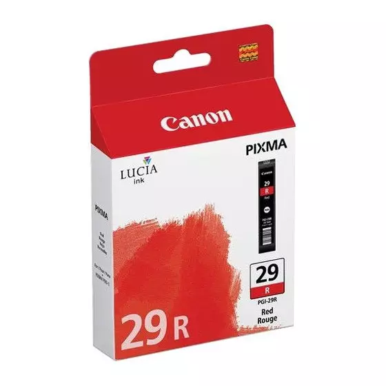 Cartouche CANON PGI-29 R (4878B001) rouge - cartouche d'encre de marque CANON