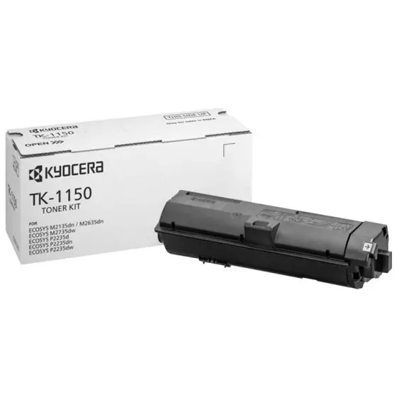Toner de marque Kyocera TK-1150 / 1T02RV0NL0 noir - 3000 pages