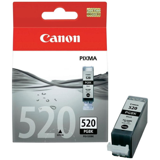 Canon PGI-520BK - Cartouche de marque Canon PGI-520 BK / 2932B001 noire pigmentée