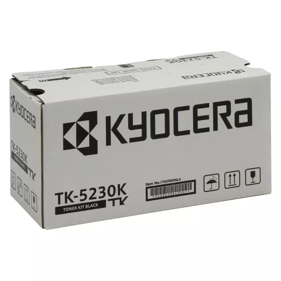 Toner de marque Kyocera TK-5230K / 1T02R90NL0 noir de grande capacité 2600 pages