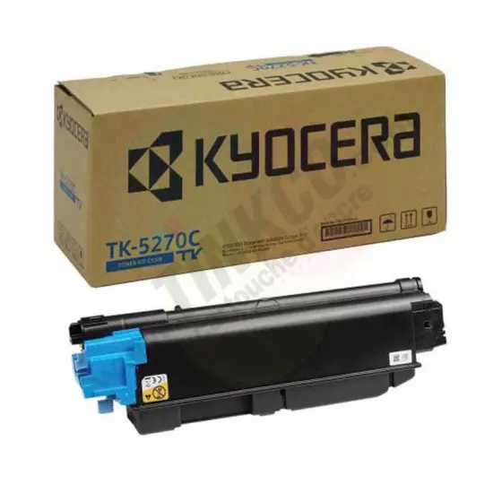 Toner KYOCERA TK-5270C (1T02TVCNL0) cyan de 6000 pages - cartouche laser de marque KYOCERA
