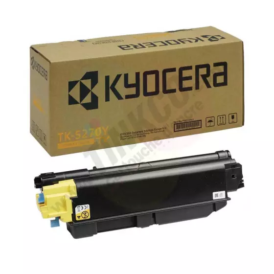 Toner KYOCERA TK-5270Y (1T02TVANL0) jaune de 6000 pages - cartouche laser de marque KYOCERA