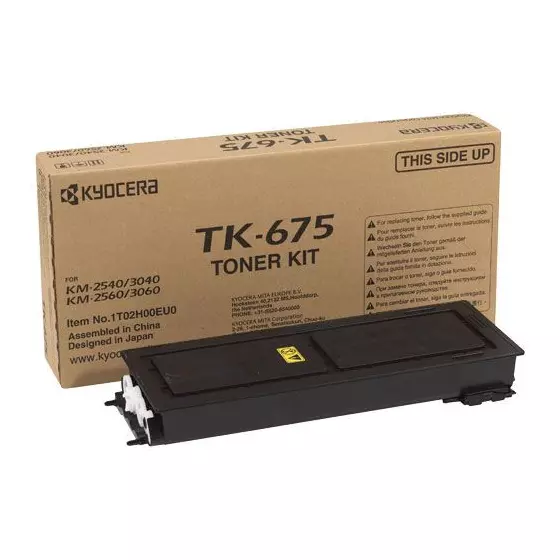 Toner KYOCERA TK-675 (1T02H00EU0) noir de 20000 pages - cartouche laser de marque KYOCERA